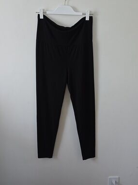Hatch Maternity Black High-Waist Leggings Small